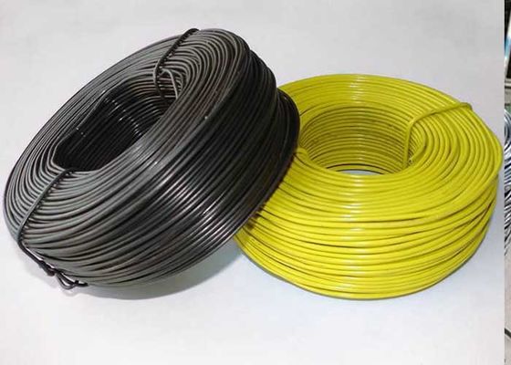Gelbgrün PVC beschichtete überzogenen Stahlplastikdraht des Gi-Draht-4mm