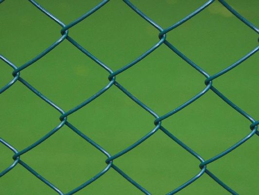 Elektrische Sicherheit 1,8 M Kettenglied Zaun Vinylbeschichtung