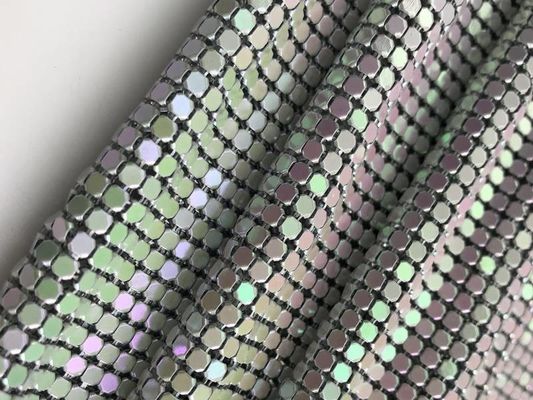 Metallischer Gewebe-Stoff (metallischer Paillette-Stoff-Vorhang) - Runden-und Achteck-Paillette