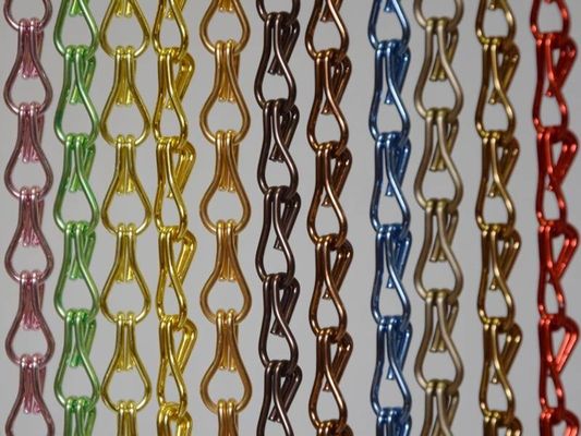 Metallvorhang – verschiedene Art-Wahlen, modern und funktionell für Balkone und Vorhänge, Decken, Raumteiler