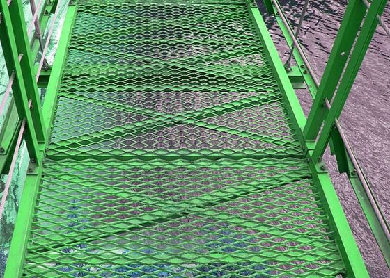 Edelstahl und galvanisiertes Stahlstreckmetall-Gitter für sichere Gehenoder Treppen-Schritte