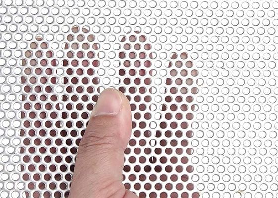 Rundes Loch-perforierte Blechtafel für errichtende Fassaden, Innenausstattung, Decken, Trennwände