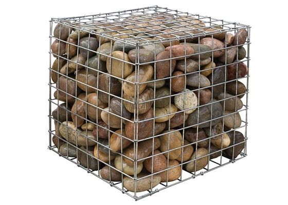 Galvanisiertes Galfan schweißte Mesh Gabion Baskets Defense Gabion schweißte Maschendraht