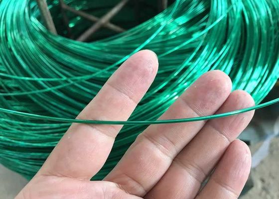 Gelbgrün PVC beschichtete überzogenen Stahlplastikdraht des Gi-Draht-4mm