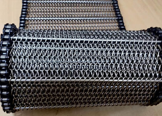 Flussstahl-Metallförderband verstärkte SS-Kettenglied-Förderband