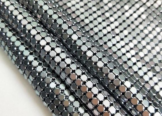 Metallischer Gewebe-Stoff (metallischer Paillette-Stoff-Vorhang) - Runden-und Achteck-Paillette