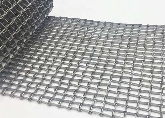 Bienenwaben-Metallförderband 0.5m - 3.5m Breiten-Flachdraht-Riemenleder