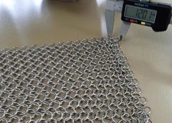 Kettenborten-Ring, Chainmail-Vorhang, Ring Metal Curtain For Building-Äußeres und Innenausstattung