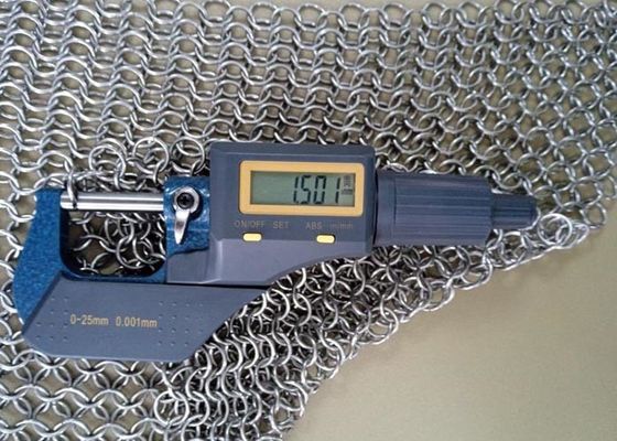 Kettenborten-Ring, Chainmail-Vorhang, Ring Metal Curtain For Building-Äußeres und Innenausstattung