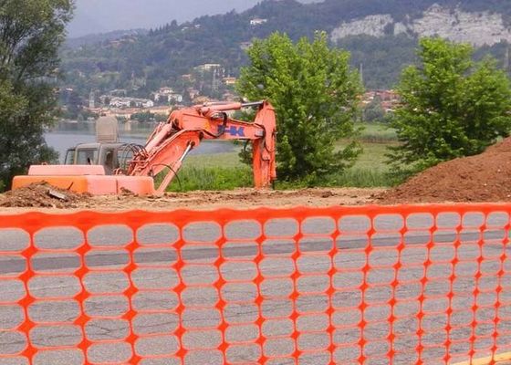 Orange Hochleistungswindschutz, der 30m 50m Windschutz Mesh Fencing fängt