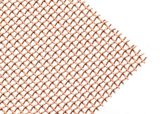 Mesh Screen Plain Weave Copper-Metallmasche des Kupferdraht-10m-100m