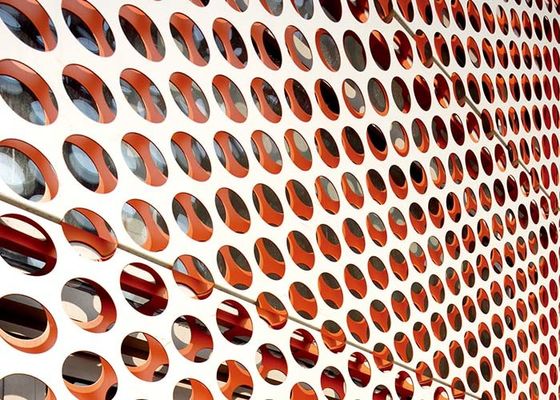 Durchlöchertes Aluminiumblatt, perforierter Metallplatten-Aluminiumleichtgewichtler ist- für Architekturdekoration passend