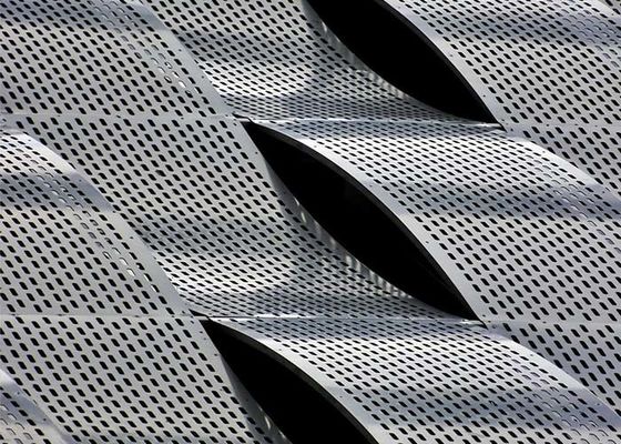 Durchlöchertes Aluminiumblatt, perforierter Metallplatten-Aluminiumleichtgewichtler ist- für Architekturdekoration passend