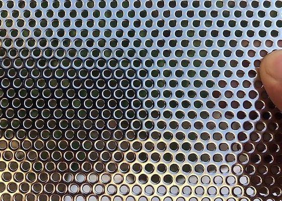 Perforiertes Edelstahlblech – ausgezeichnete Gewichts-Kapazität und Glanz für Architekturdekor und die Lüftung