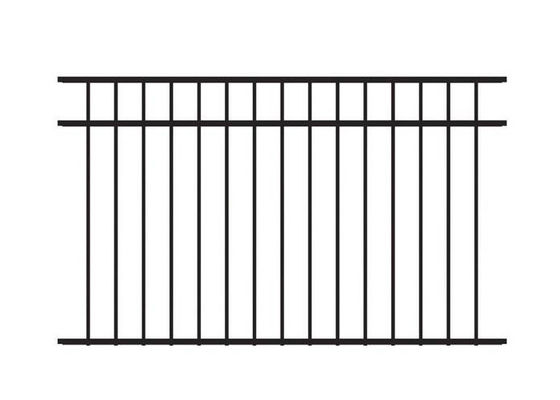 Geschweißtes heißes Bad Schmiedeeisen-Zaun-Panels With Finials galvanisierte