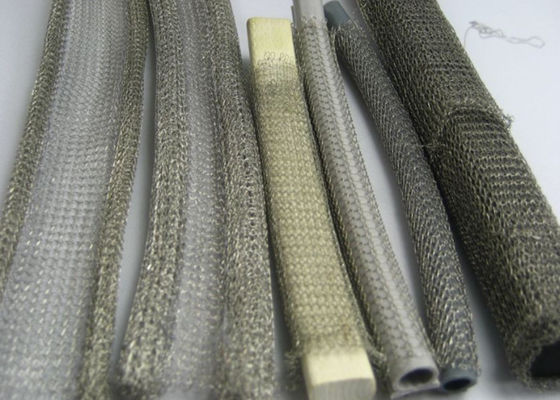 Schaum-oder Elastomer-Kern strickte Draht Mesh Gasket For Magnetron Seals