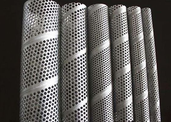 Spiralen-perforiertes rostfreies Rohr-Filtersieb Mesh Dränage Wire Mesh
