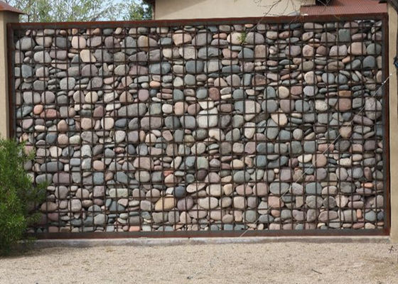 1m-5m Breite Gabions-Geräusch-Sperre Gabions-Körbe PVC beschichtete Draht