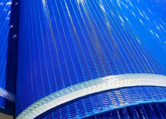 0.5mm bis 1.2mm Polyester-Mesh Conveyor Belt Spiral Mesh-Gurt für die Entwässerung