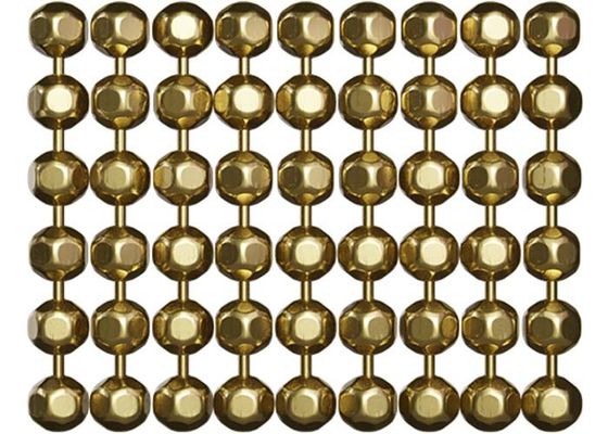 Metallperlen-Vorhang mit dem guten Sinken und leichtes ist idealer Raum-Teiler und Dekorations-Vorhang
