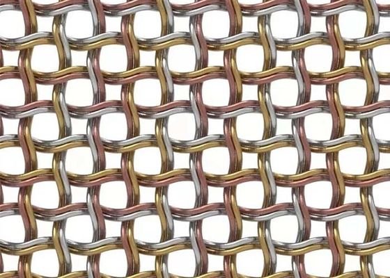 Quetschverbundener dekorativer Maschendraht kommt in eine Vielzahl von Webart-Mustern