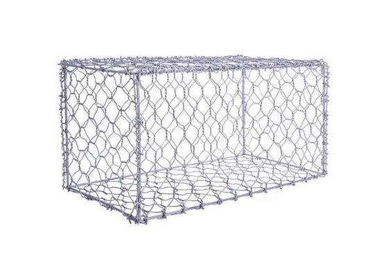 Doppelverwickeltes 2,0 mm hexagonales Gabion-Gitter im Fluss- und Staudammschutz