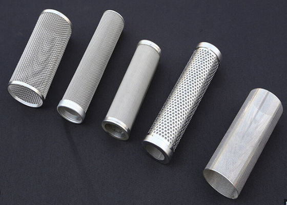 Einfache Reinigung Wire Mesh Filter Zylinder Hochtemperaturbeständigkeit In Petroleumchemie