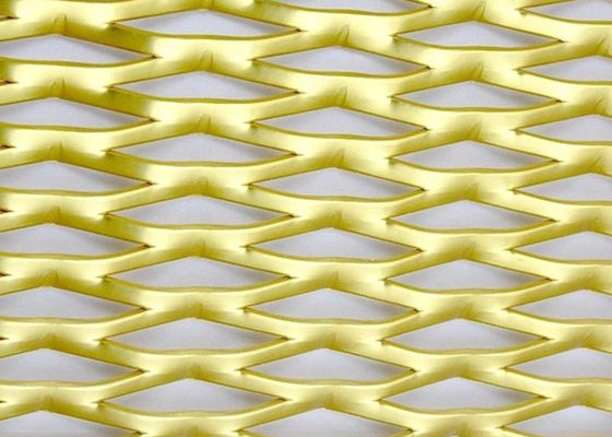 Pulverbeschichtetes Aluminium-Expandiertes Metallnetz für die Fassade der Gebäudeverkleidung