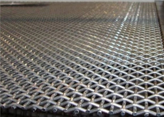 304 Edelstahl Gewebt Draht Schirm Schloss für Vibration gekrempelt