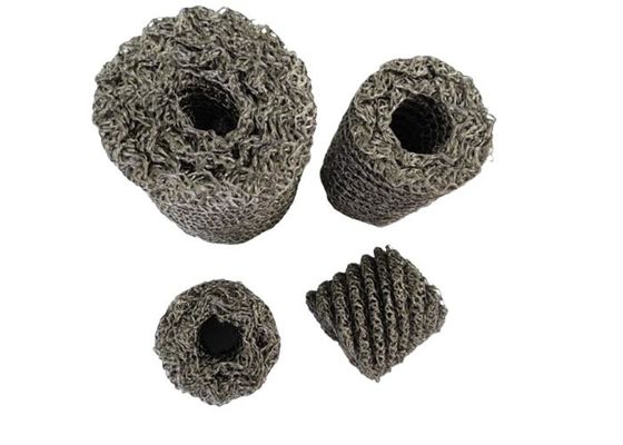 Mehrschichtengestützte, komprimierte, gestrickte Netze mit hoher Festigkeit für Filterelemente