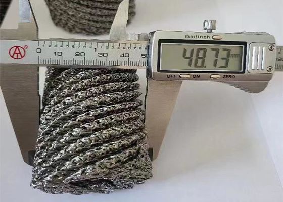 Mehrschichtengestützte, komprimierte, gestrickte Netze mit hoher Festigkeit für Filterelemente