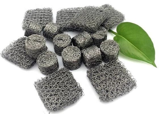 Mehrschichtengestützte, komprimierte, gestrickte Netze mit hoher Festigkeit für Filterelemente