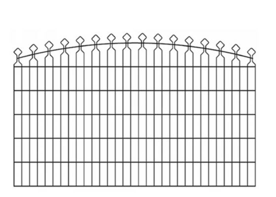 Prestige Mesh 868 Doppeldrahtzaun 50 × 200 mm für dekorative Zwecke