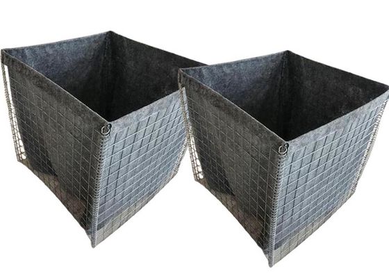 Verteidigungsbastion 50 × 50 mm Gabionsperre für militärische Verteidigung und Hochwasserschutz