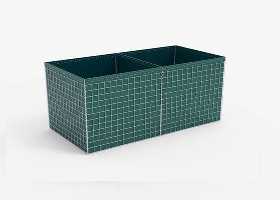Verteidigungsbastion 50 × 50 mm Gabionsperre für militärische Verteidigung und Hochwasserschutz