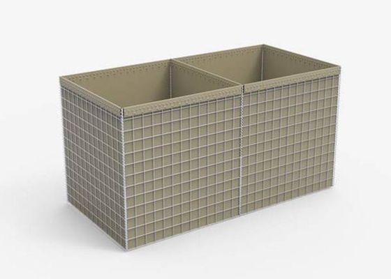 Verteidigungsbastion 50 × 50 mm Gabionsperre für militärische Verteidigung und Hochwasserschutz