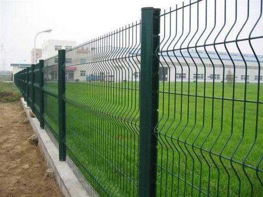 50×200mm 4mm geschwungener Gartenzaun mit Pfirsichpfosten