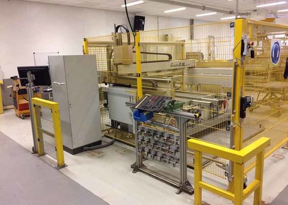 Maschinenschutz Sicherheit Metalldrahtzaun Niedrigkohlenstoffstahl Pulverbeschichtung