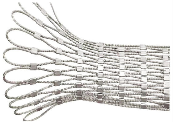 SS316 Diamantstahlkabelnetz OEM ODM für Treppengeländer