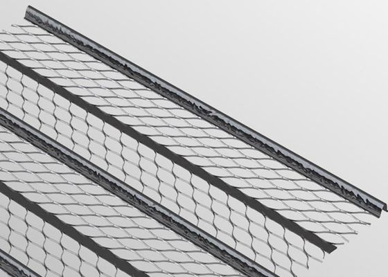 Hochfeste galvanisierte Stahl 20 mm Tiefe Rip Lath Mesh Große Gips Bindungskapazität