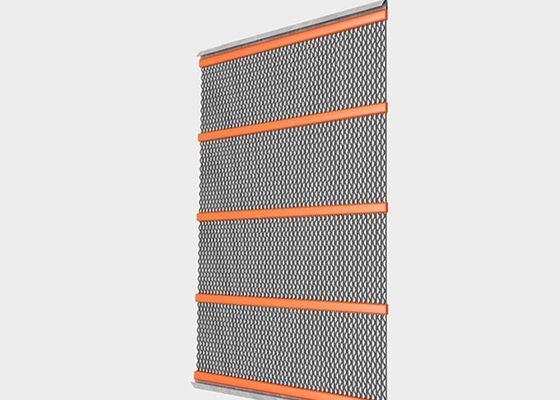 Dreiecks-Selbstreinigung Mining Screen Mesh 1,2-5mm Draht Durchmesser