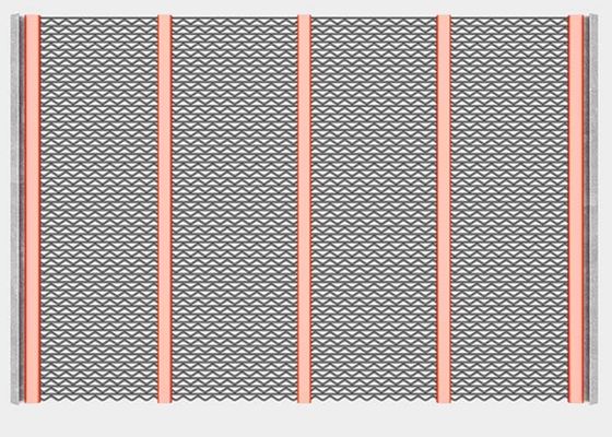 Dreiecks-Selbstreinigung Mining Screen Mesh 1,2-5mm Draht Durchmesser
