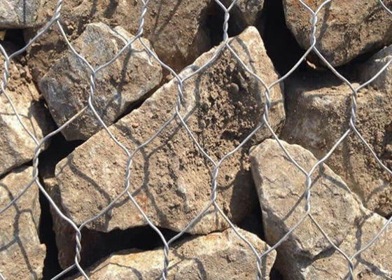 Gabionkorb Hexagonal Gewebtes Drahtnetz für die Steinbelastung für Banken