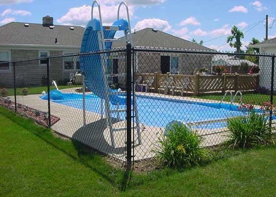 Galvanisierter Stahlkettenzaun für Schwimmbäder