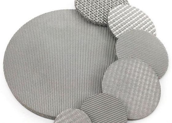 Filterscheibe aus Sinter aus Edelstahl für Flüssigkeitsfilter