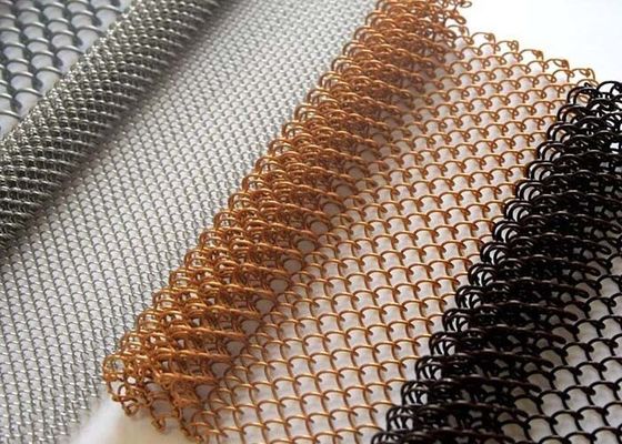 1.0 mm Drahtdurchmesser Aluminium Metall Spirale Gardinen Vorhang Innendes Dekorationsnetz für Häuser und Hotels