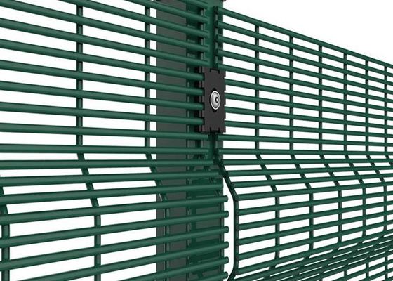 Schwarz 358 Anti-Klettern starres Netz galvanisiertes Zaun für höhere Festigkeit