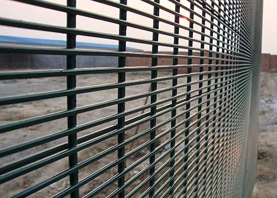 Schwarz 358 Anti-Klettern starres Netz galvanisiertes Zaun für höhere Festigkeit