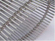 Flexible Metalldraperien aus Gewebtdraht für Innen- und Außenverzierungen