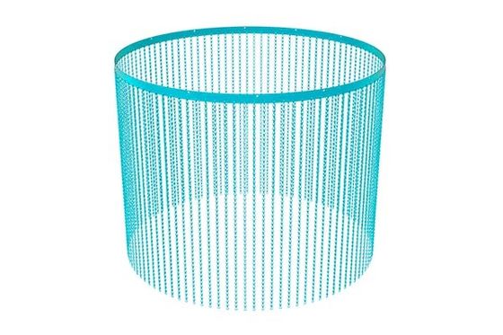 Feine Erscheinung und feuerfeste Eigenschaft Hochschmelzpunkt Aluminium-Dekorationsdrahtnetz mit Anodisierung